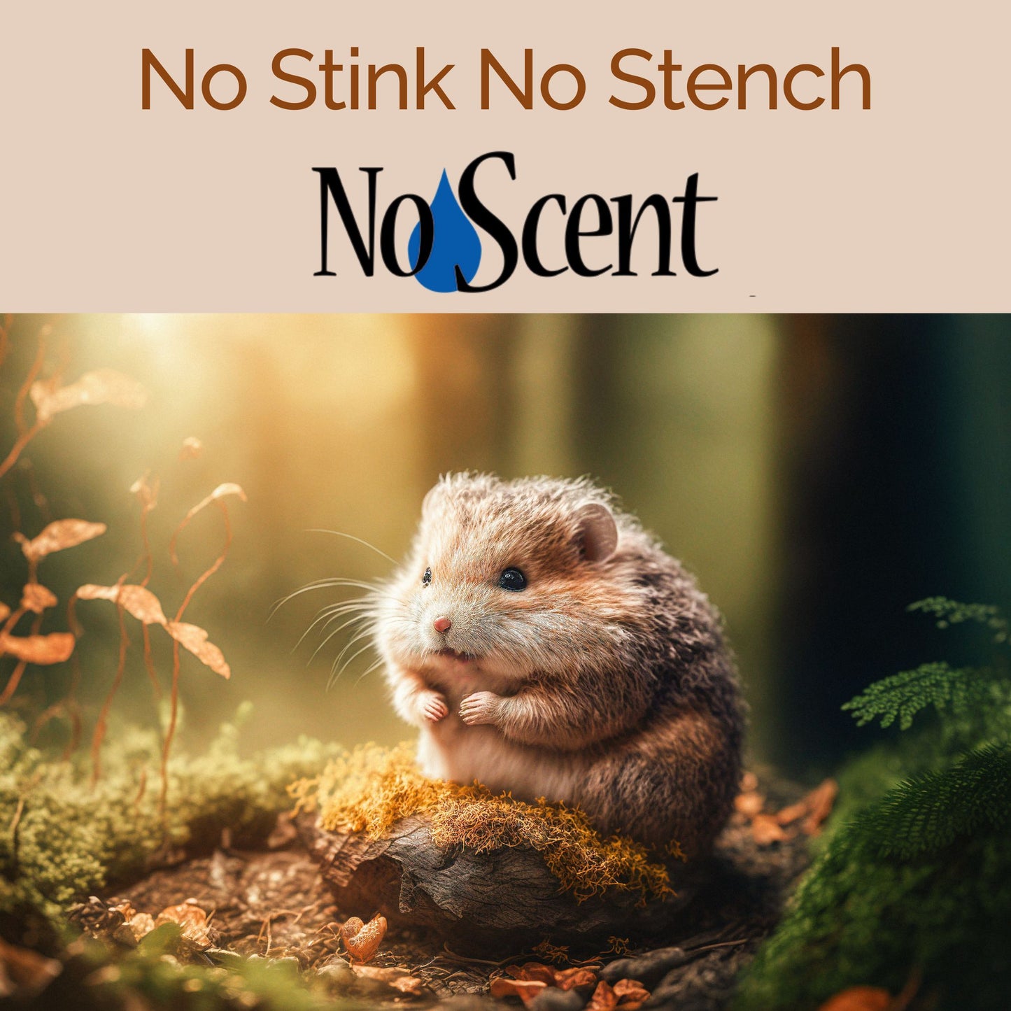 No Scent Small Animal Pet Odor Cleaner for Hamster, Guinea Pig Cages & Accessories