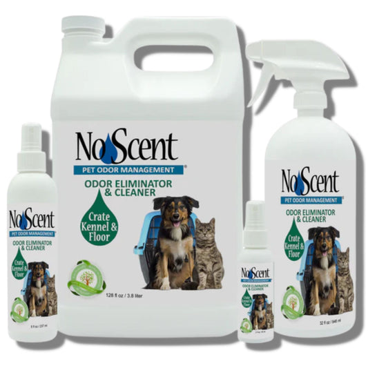 No Scent Crate Kennel & Floor Cleaner for Dog Run, Cat Carrier, Hard Surface Pet Odor & Stain Management - MindEyes USA