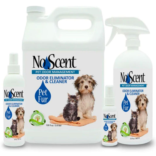 No Scent Pet Fur Odor Spray & Rinseless Bath for Dogs, Cats, Hamsters and Small Animals - MindEyes USA
