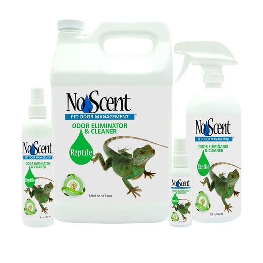 No Scent Reptile Tank Cleaner Spray, Lizard Terrarium Freshener & Pet Odor Management for Bearded Dragon, Turtle & Pet Snake - MindEyes USA