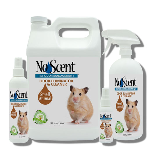 No Scent Small Animal Pet Odor Cleaner for Hamster, Guinea Pig Cages & Accessories - MindEyes USA
